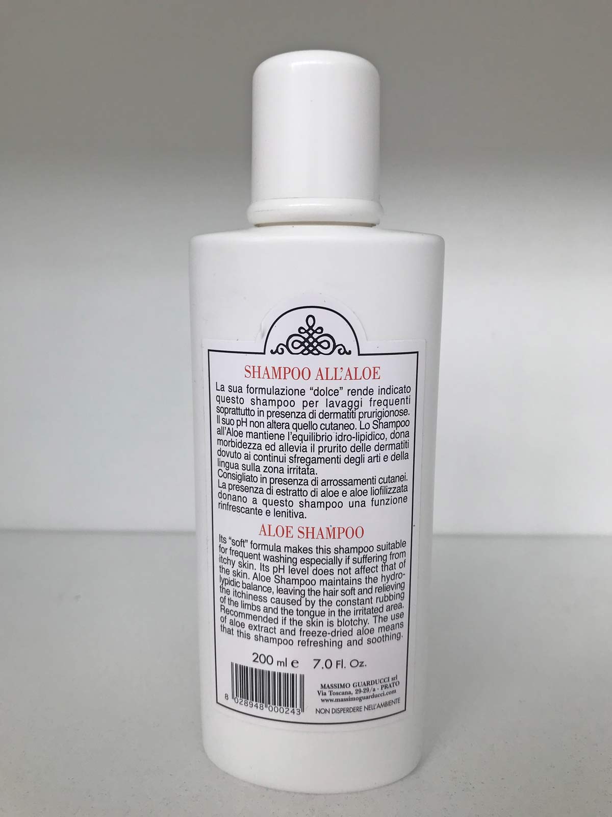 Shampoo all'Aloe "Linea Manti con cute delicata"