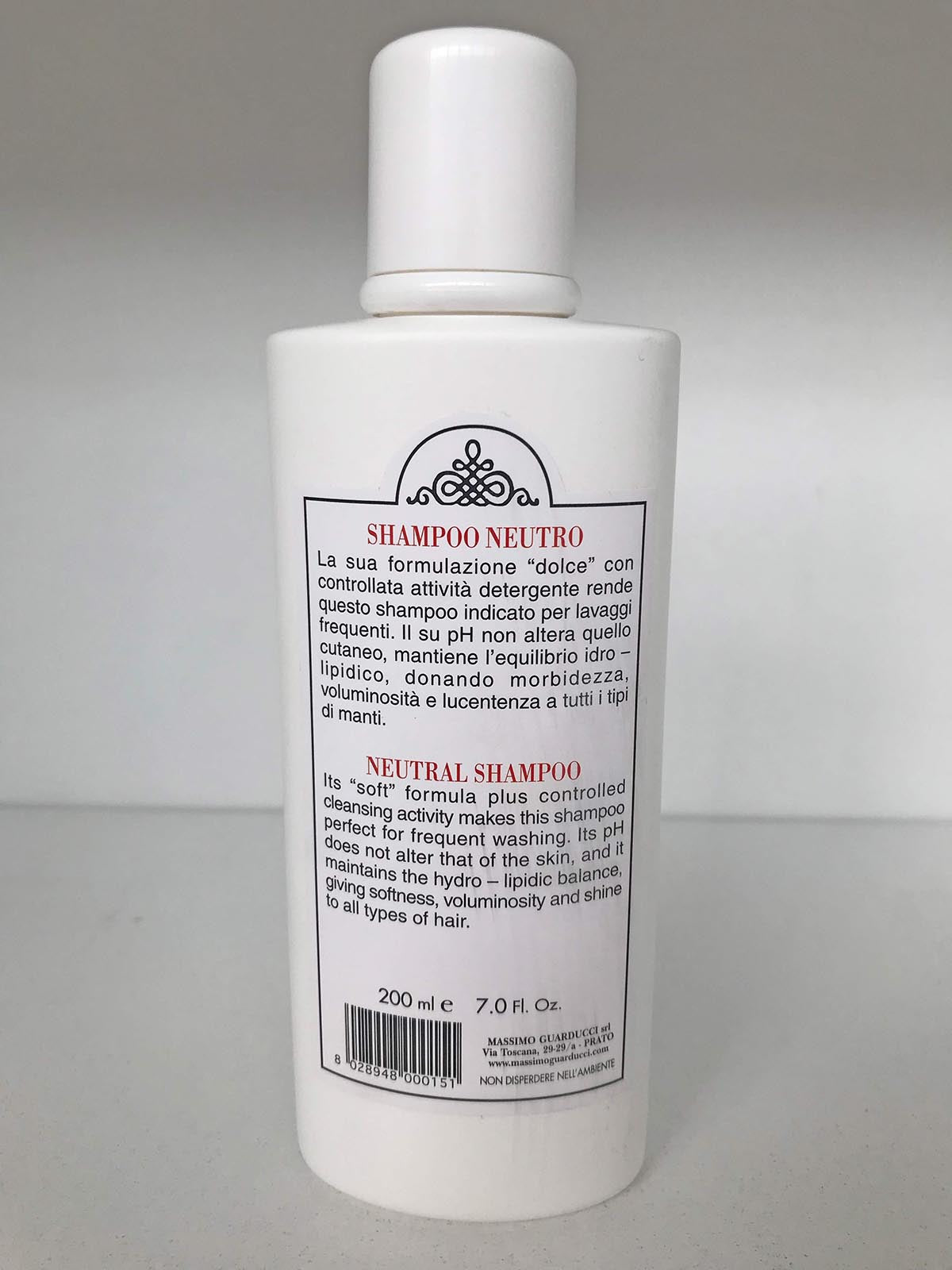 Shampoo neutro "Manti con cute sensibile"